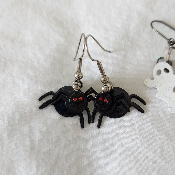 3 Handmade Halloween Dangle Earrings Bundle - Picture 2 of 4